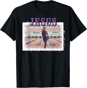 The Big Lebowski The Jesus Bowling Photo Graphic T-Shirt T-Shirt