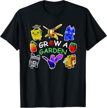 Grow a Garden Funny Graphic Birthday for Kids Boys Girls T-Shirt