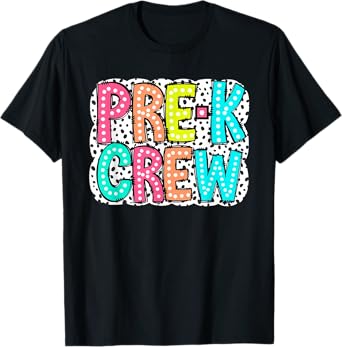 Women Pre-K Crew Dalmatian Pre-K Teacher First Day Of School T-Shirt