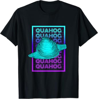 Quahog Shellfish Vintage Retro Quahog T-Shirt