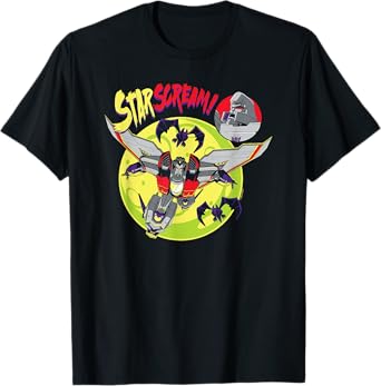 Transformers Evergreen Halloween StarScream! Robot Bats T-Shirt