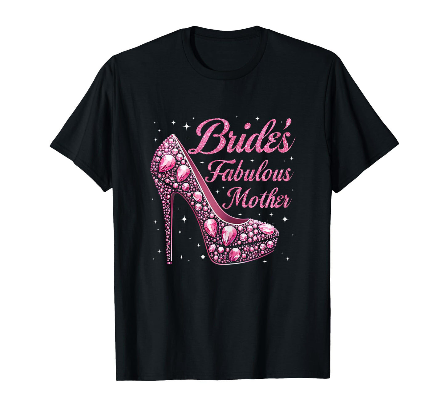 Mother's Fabulous Bride Happy Wedding Married Day Vintage T-Shirt