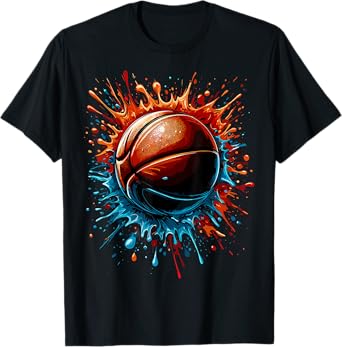 Basketball Splash Baller Funny Basketball T-Shirt