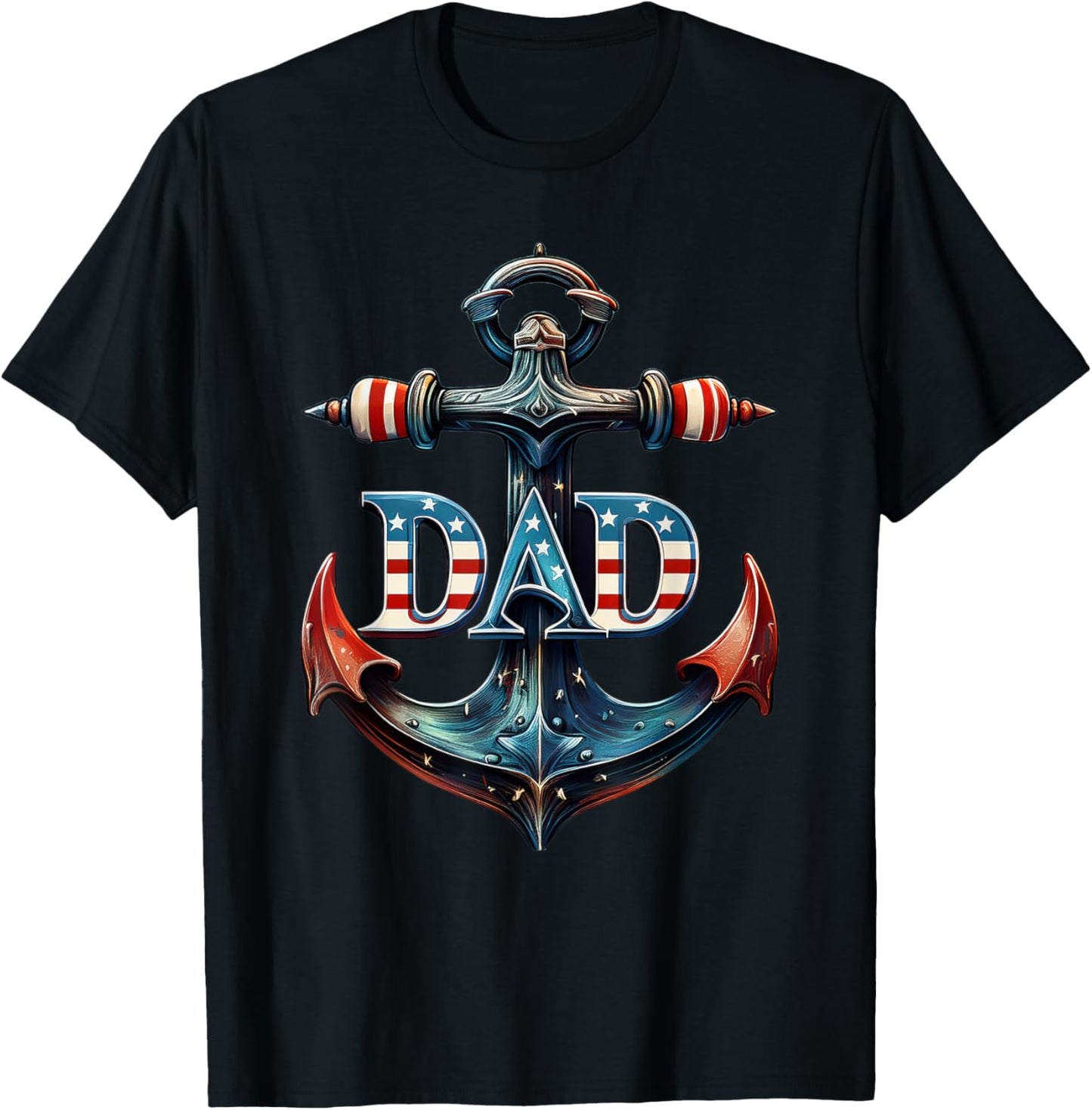 Dad Anchoring Our Life | Father’s Day Vintage Collection T-Shirt