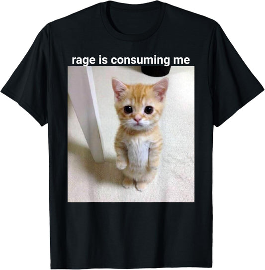 rage is consuming me cat T-Shirt