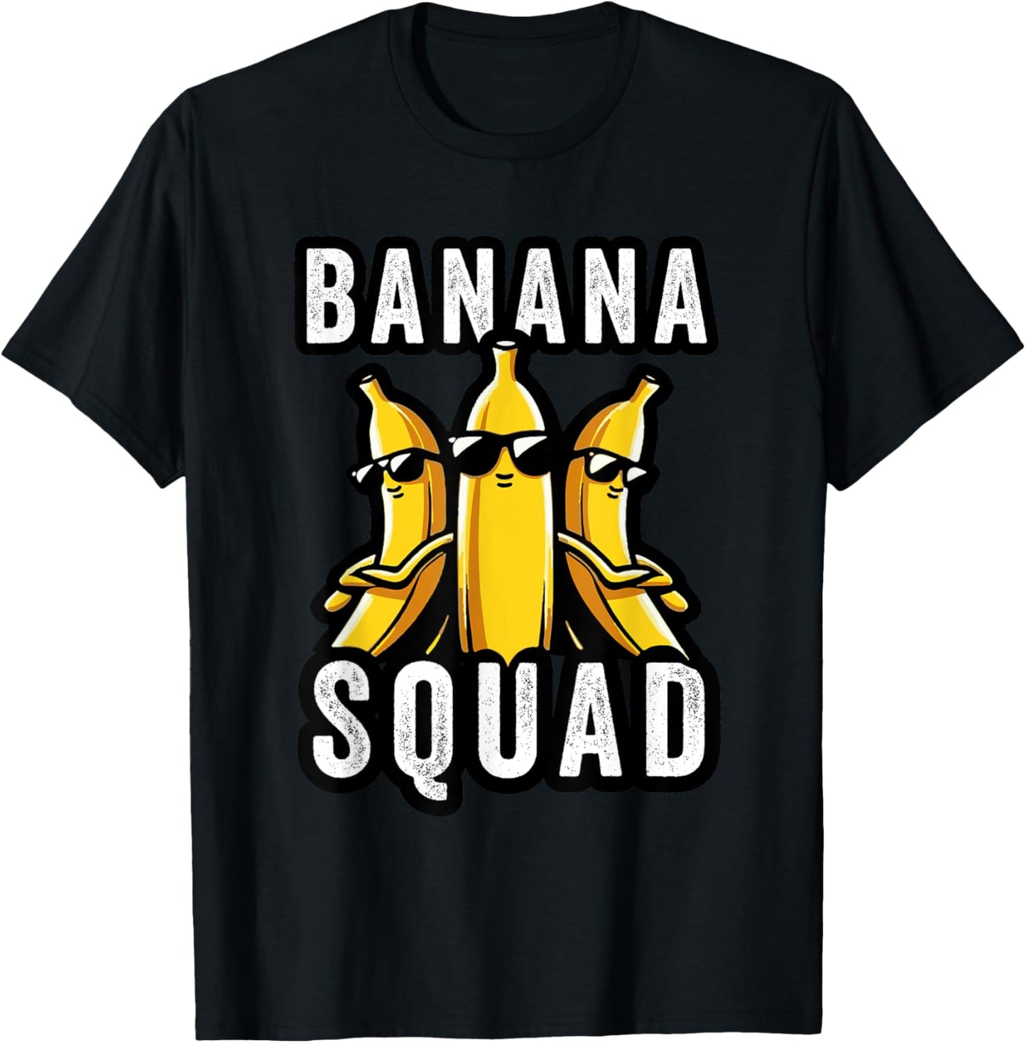 Banana Squad Funny Fruit Team Banana Crew Bananas Lover T-Shirt