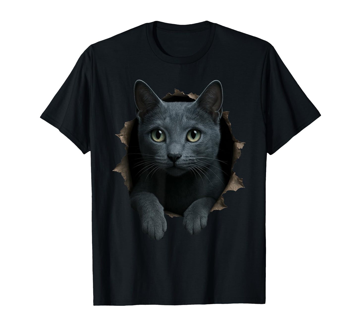 Russian Blue Cat Lovers Adorable Animal Pet Cat Owners Men Women Kids T-Shirt