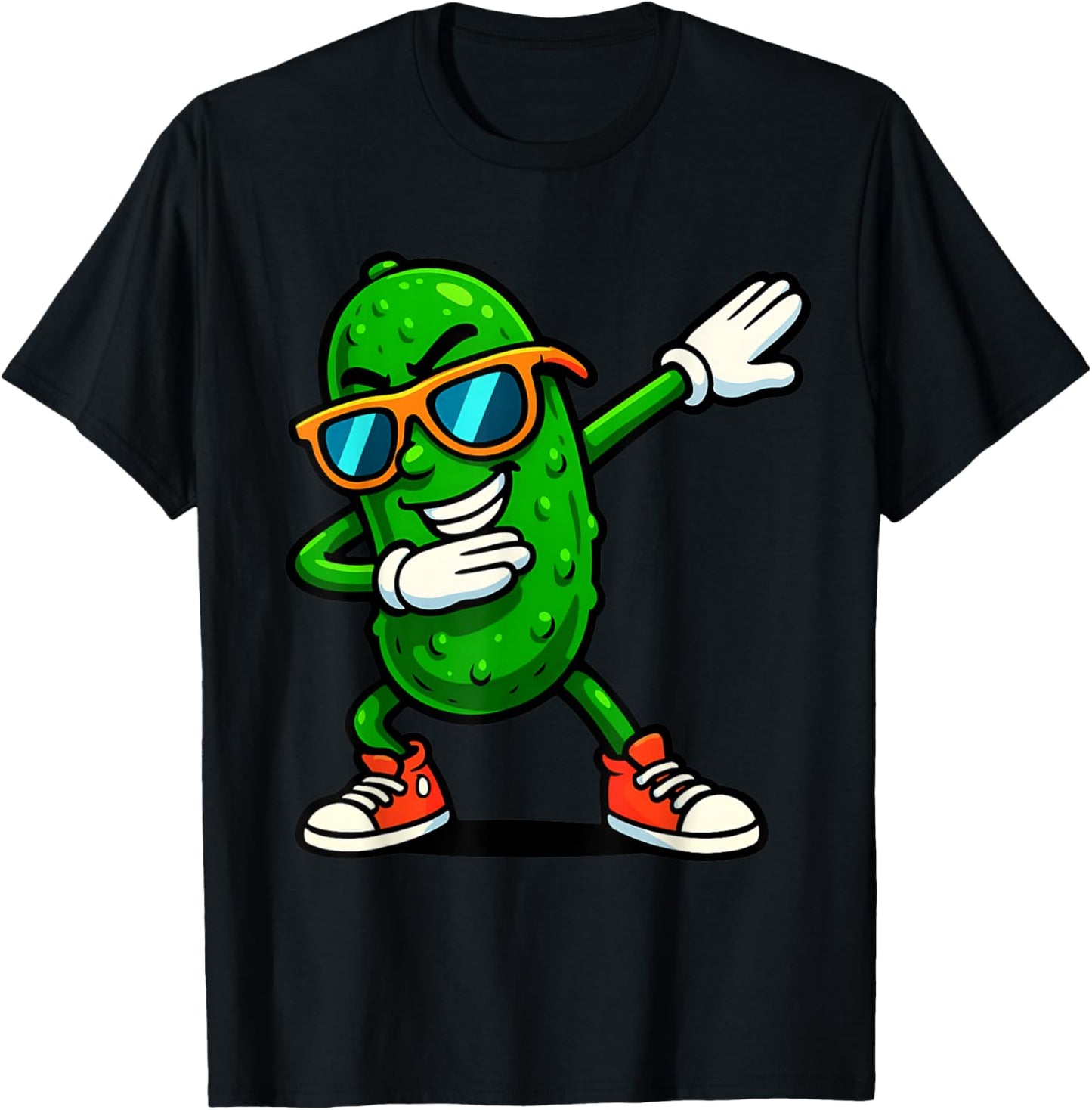 Dabbing Pickle Dancing Cucumber Funny Pickle Lover Boys Girl T-Shirt