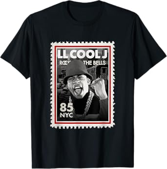 LL Cool J Rock The Bells NY 85 Stamp | 90's Vintage Legends T-Shirt
