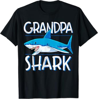 Grandpa Shark T Shirt Family Matching Men Jawsome Gifts Tees T-Shirt