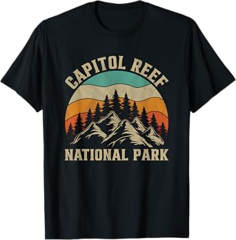 Retro Vintage Graphic Capitol Reef National Park T-Shirt