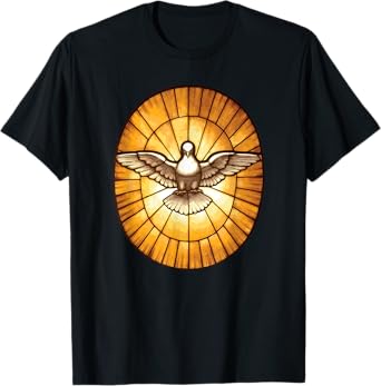 Holy Spirit Dove from St. Peter's Basilica Catholic T-Shirt