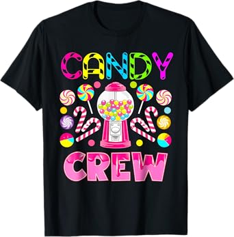Candy Land Candy Crew Party Halloween Costumes T-Shirt