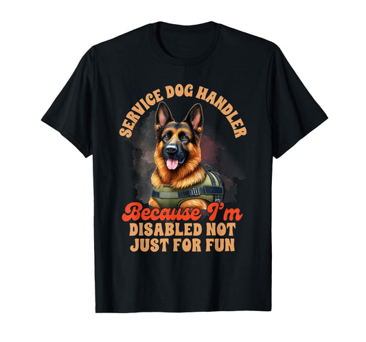 Service Dog Training German Shepherd Service Dog Handler T-Shirt