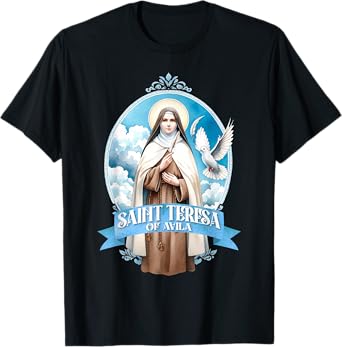 St Teresa of Avila Interior Castle Catholic Patron Saint T-Shirt
