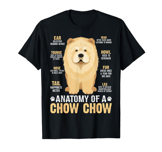 Anatomy Of A Chow Chow T-Shirt