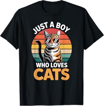 Boys Cat T-Shirt