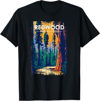 Redwood National Park Vintage Distressed T-Shirt