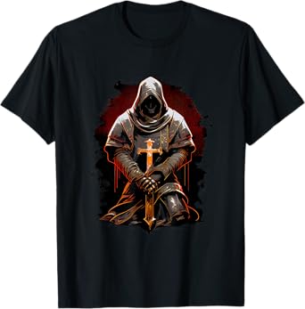 Knight Templar Christian Warrior Of God Crusader Gift T-Shirt