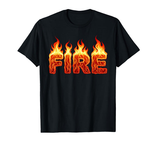 Fire and Ice DIY Lazy Halloween Costumes Men Women Kids T-Shirt