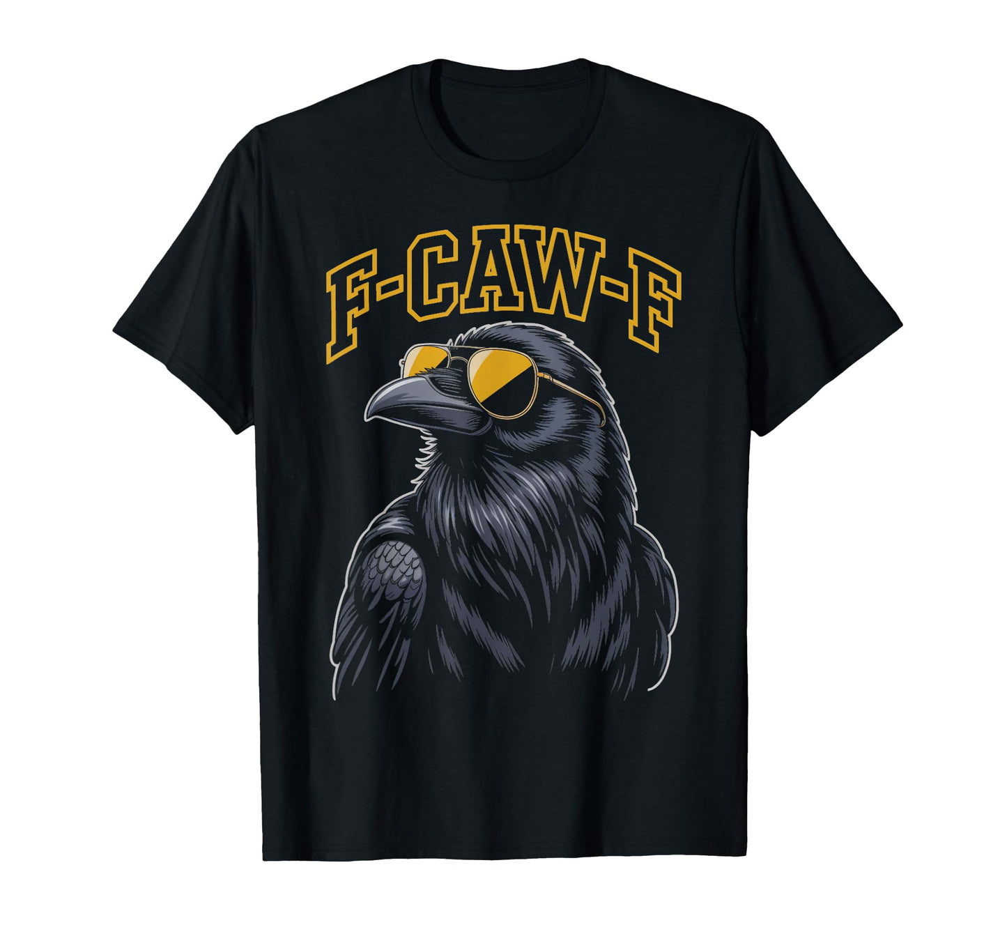 F-Caw-F Animal FcawF Gothic Birds Animal Humor Funny Crow T-Shirt