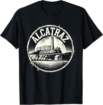 Alcatraz Island Prison History Famous Prison American T-Shirt