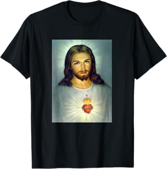 Jesus Sacred Heart Divine Mercy Christian Roman Catholic T-Shirt