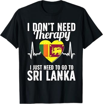 Sri Lanka Flag I Vacation Sri Lanka T-Shirt
