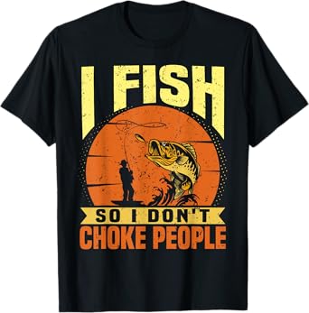 Mens Funny Fishing Quotes Joke Sarcasm T-Shirt