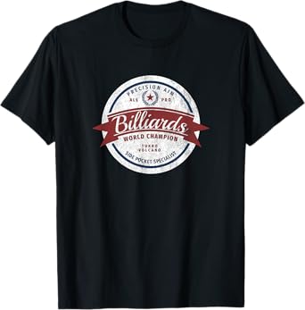 Retro Billiards World Champion “Side Pocket Specialist” T-Shirt
