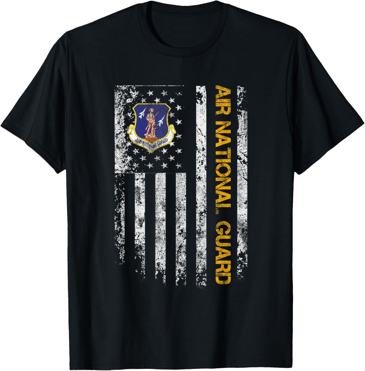U.S Army Air National Guard Veteran Retired Military Vintage T-Shirt
