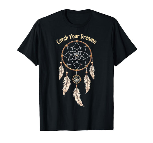 Dreamcatcher "Catch Your Dreams" Boho T-Shirt