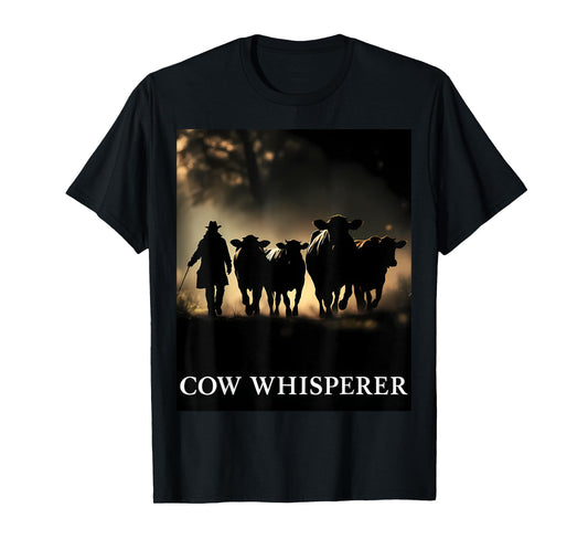 Highland Cow Lovers Funny Cow Whisperer Graphic for Farmers T-Shirt