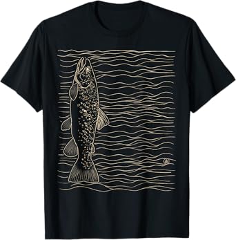 Brown Trout Fly Fishing Dry Fly Tying Fisherman T-Shirt