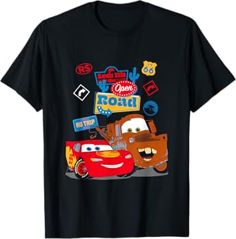 Disney Pixar Cars McQueen and Mater Roadtrip T-Shirt