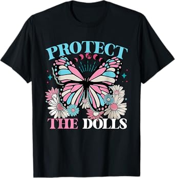 Save The Dolls Proud Trans Ally LGBTQ Support Mens Womens T-Shirt