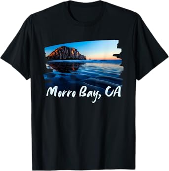 Morro Bay Ca Morro Rock California T-Shirt