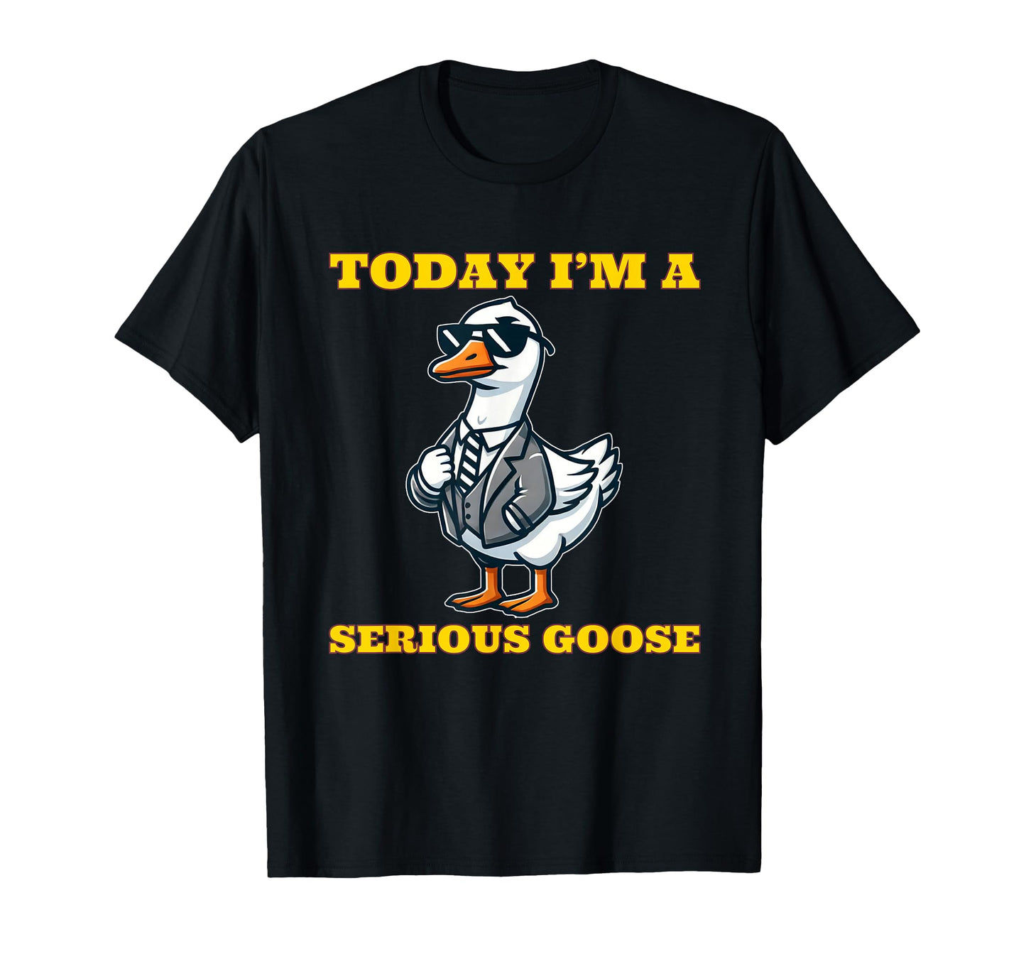 Today I'm a Serious Goose Funny Silly Goose T-Shirt