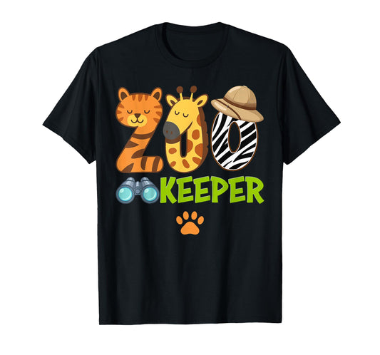 Zookeeper Animals Zoo Wildlife Lover Safari Savanna Costume T-Shirt