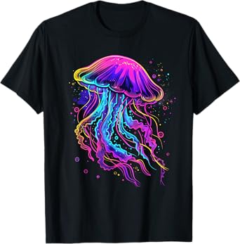 Jellyfish Sea Ocean Animal Lover Ocean Sea Jellyfish Artwork T-Shirt