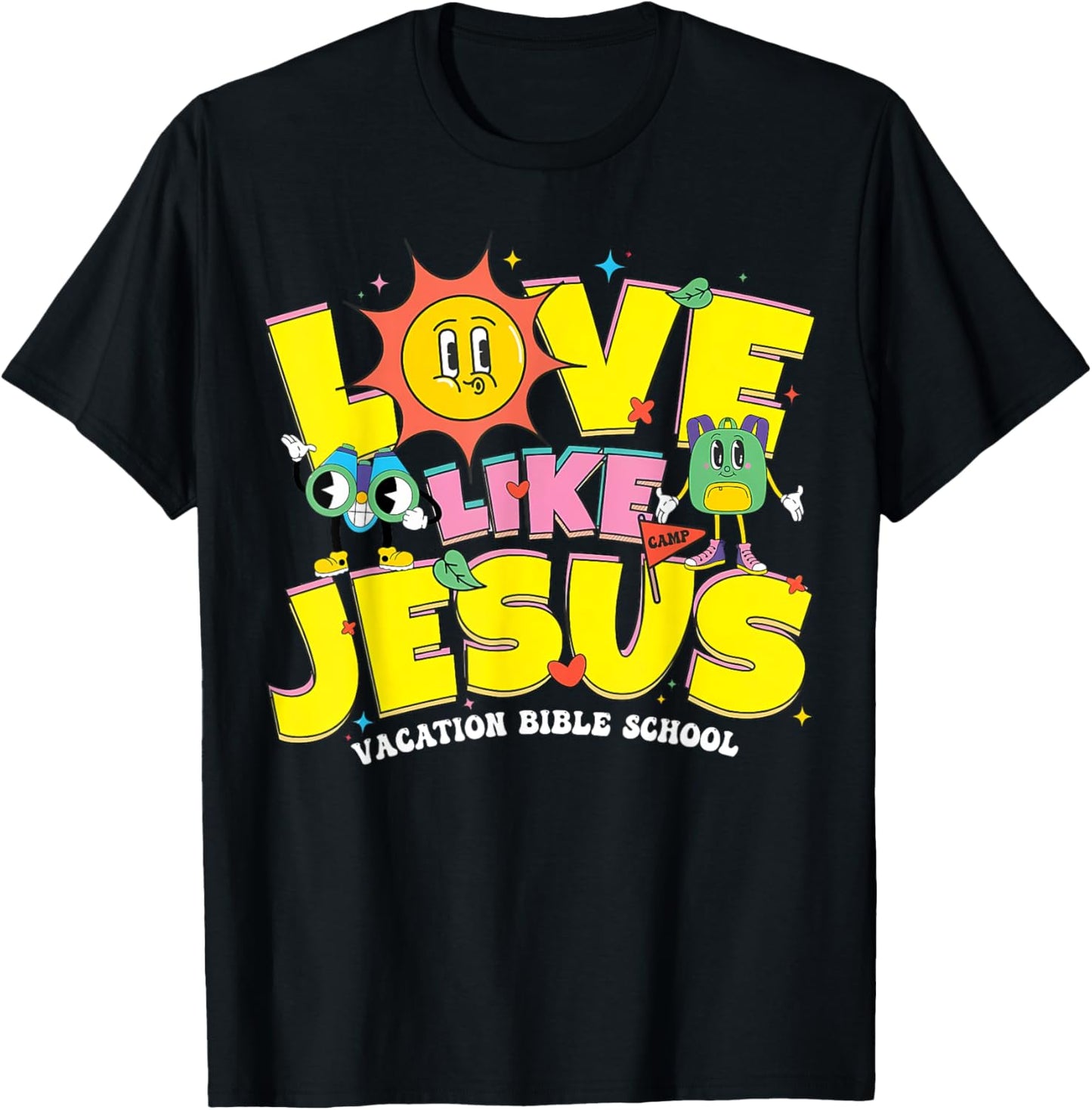 VBS 2025 Live It Out Love Like Jesus Vacation Bible School T-Shirt