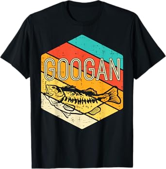 Googan Fish Retro Fishing Fisherman Angler Men Women Kids T-Shirt