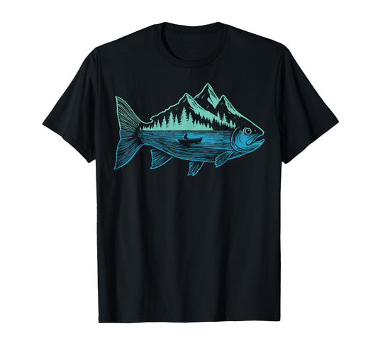 Fish Nature Mountains Wildlife Nature T-Shirt
