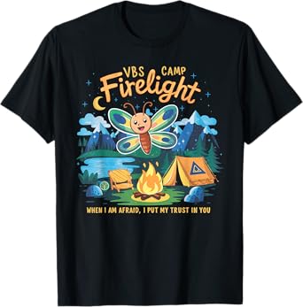 Camp Firelight VBS Camp Vacation Bible School Firework 2024 T-Shirt