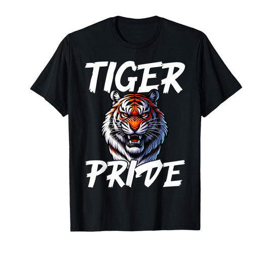 Cool Tiger Pride Wild Animal Lover Wildlife Nature Graphic T-Shirt