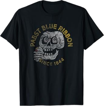 Pabst Blue Ribbon Skull T-Shirt