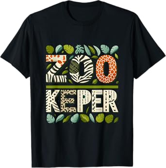 Zoo Keeper Costume Adult Halloween Party Safari Zookeeper T-Shirt