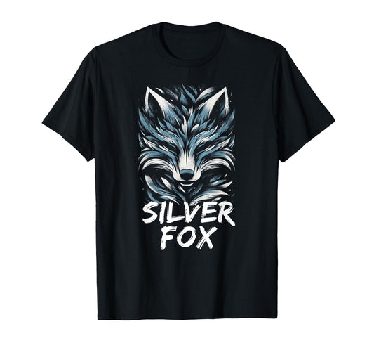 Silver Fox Older Gray Man T-Shirt