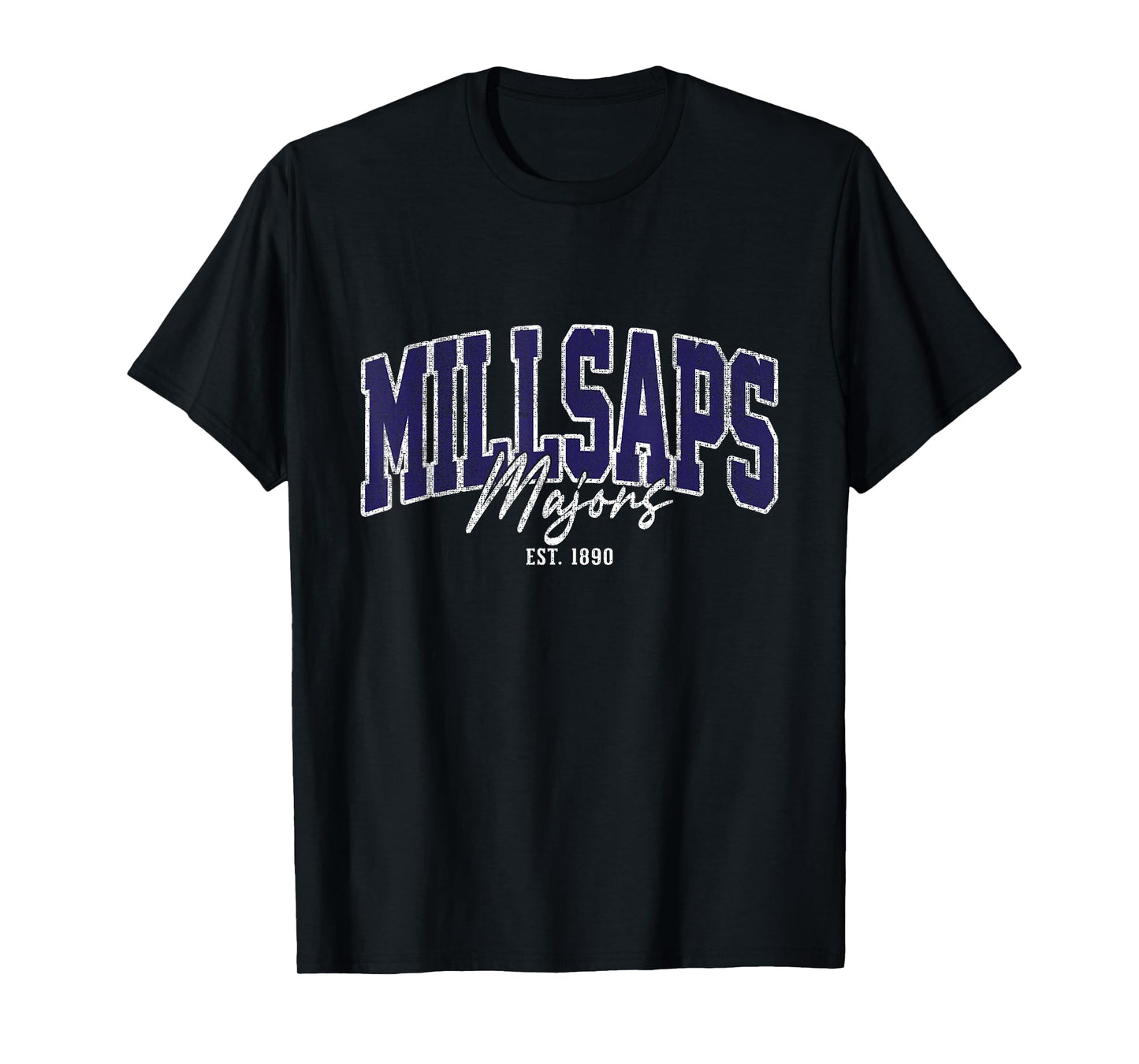 Millsaps Arch Athletic Vintage Sports Tee Men Women T-Shirt
