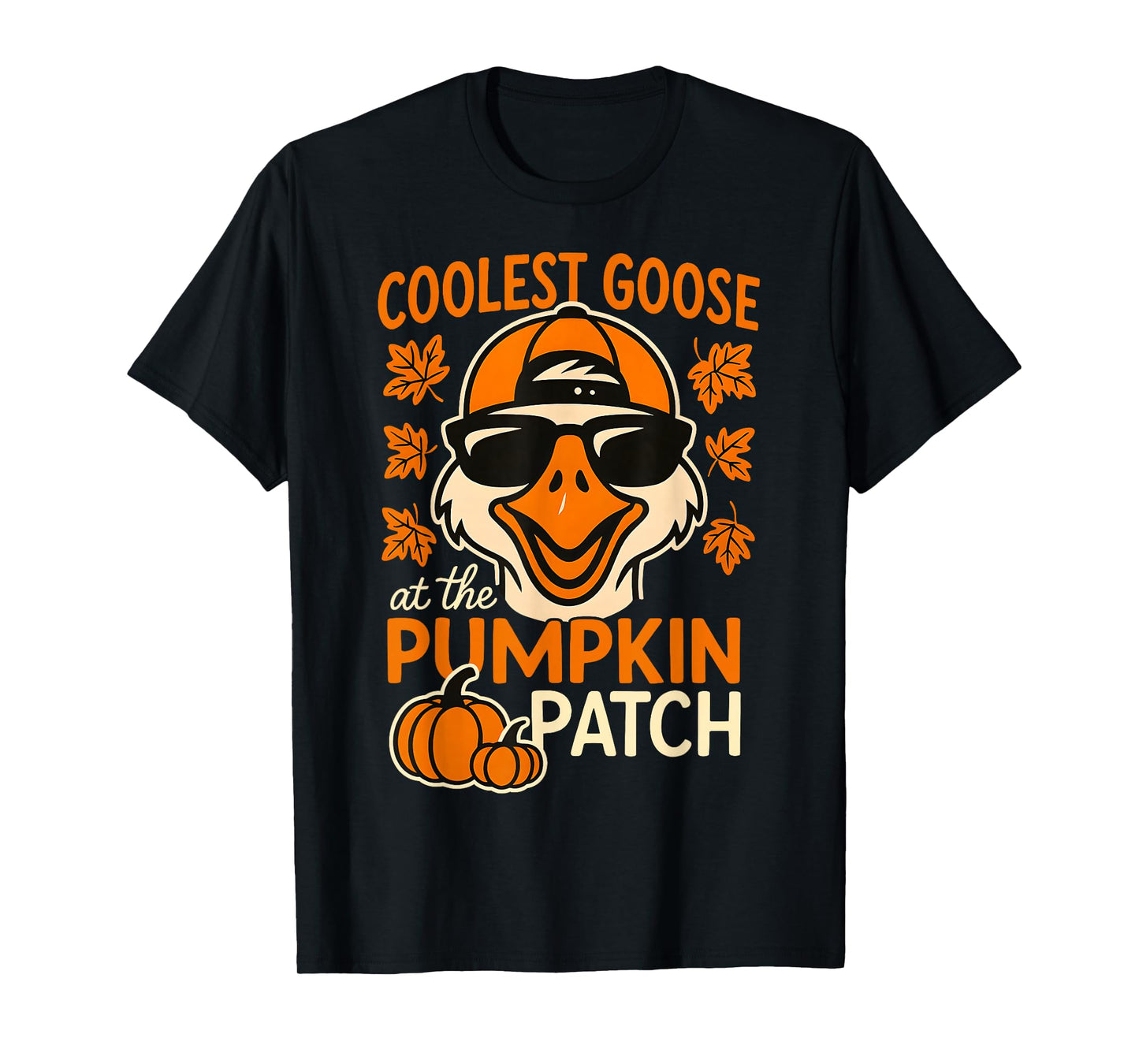 HUGvyn Halloween: Goose Coolest Pumpkin In The Patch Boy Kid T-Shirt